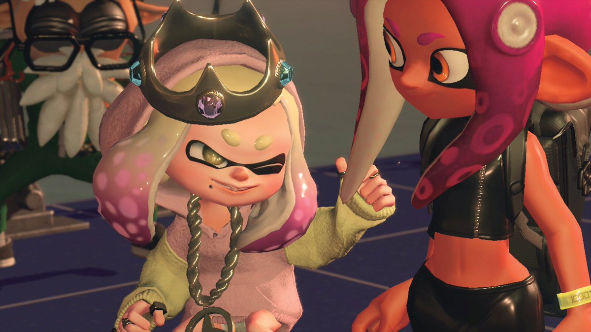 grungygrim's tweet photo. Thinking about Pearl and Eight’s dynamic. Thank you side order for putting more emphasis on their friendship :> https://t.co/E2xrl4akau
