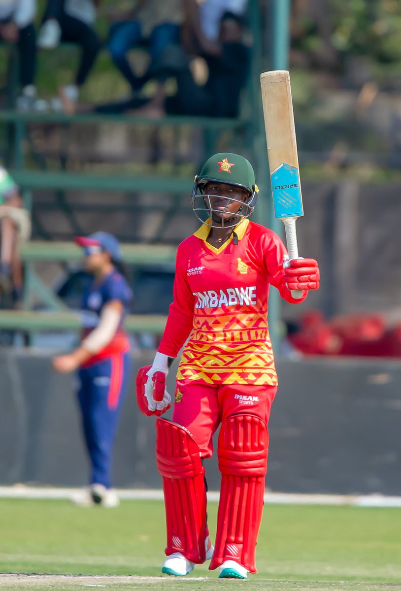 zimbabwewomen's tweet photo. #2ndODI | RESULT 

🇿🇼 lead series 2️⃣➖️0️⃣ after 6️⃣ wickets win

USA 2️⃣4️⃣8️⃣ in 49.4 ov
(Sriharsha 69,Chudasama 41 ; Nomvelo Sibanda 3-41,Josephine Nkomo 2-36)

🇿🇼 2️⃣5️⃣0️⃣➖️4️⃣ in 48.3 ov
(Modester Mupachikwa 77,Beloved Biza 46, Aditiba Chudasama 3-33)

#ZIMWvUSAW | #WeMeanCricket https://t.co/rTjC99ZSJH