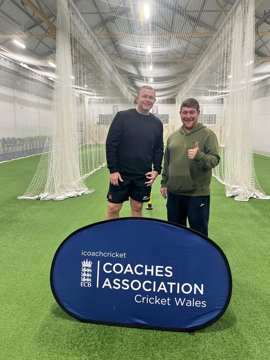 Congrats to Jon and Barry two new <a href="/EbbwValeCC/">Ebbw Vale CC</a> coaches who passed their Core Coach Assessment today