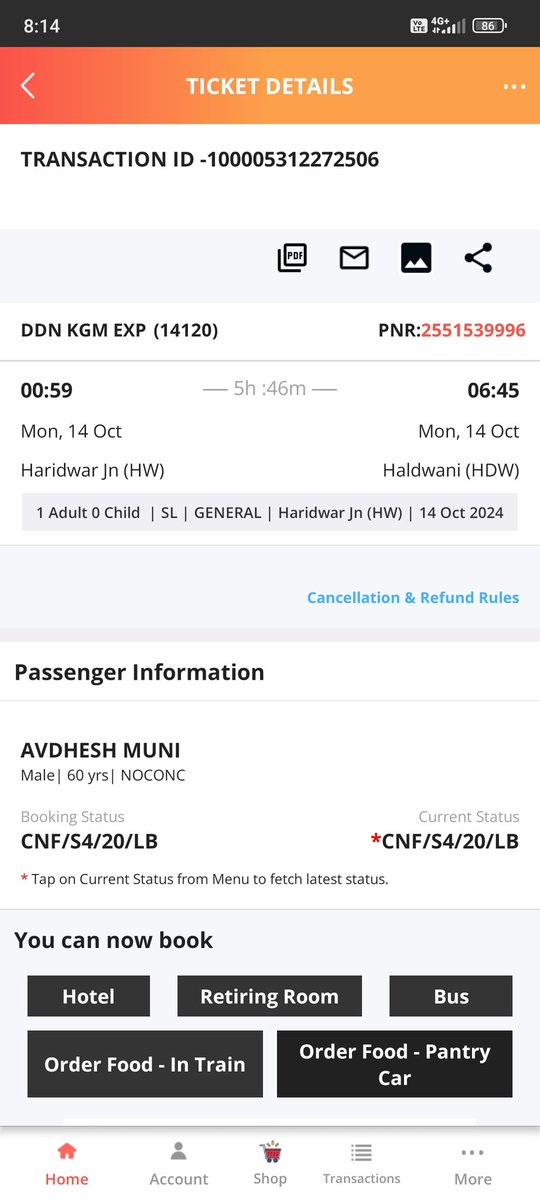 Piyush0856's tweet photo. Indian railway (IRCTC)are scamming with us. I booked a ticket Which failed to book 'clearly showing in SS' so I booked another ticket for the same journey and later IRCTC confirmed the failed transaction. The failed amount should be returned but no they refus https://t.co/KscIIjjYCZ