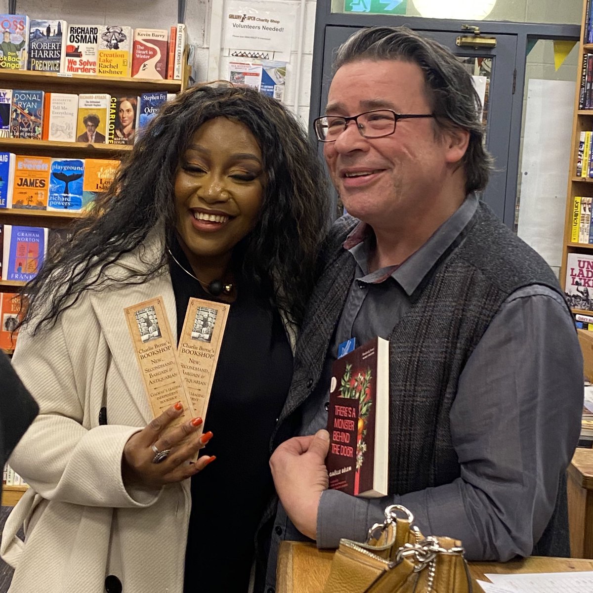 Bullaun Press (@bullaunpress) on Twitter photo Then we were off to Galway, hosted by the fantastic Catherine Gagneux, Honorary Consul <a href="/franceconnacht/">Catherine Gagneux</a>, at <a href="/ByrnesBooks/">CharlieByrne'sBooks</a> where we enjoyed a bilingual échange de mots & d’idées. Then we were off to Galway, hosted by the fantastic Catherine Gagneux, Honorary Consul <a href="/franceconnacht/">Catherine Gagneux</a>, at <a href="/ByrnesBooks/">CharlieByrne'sBooks</a> where we enjoyed a bilingual échange de mots & d’idées.
