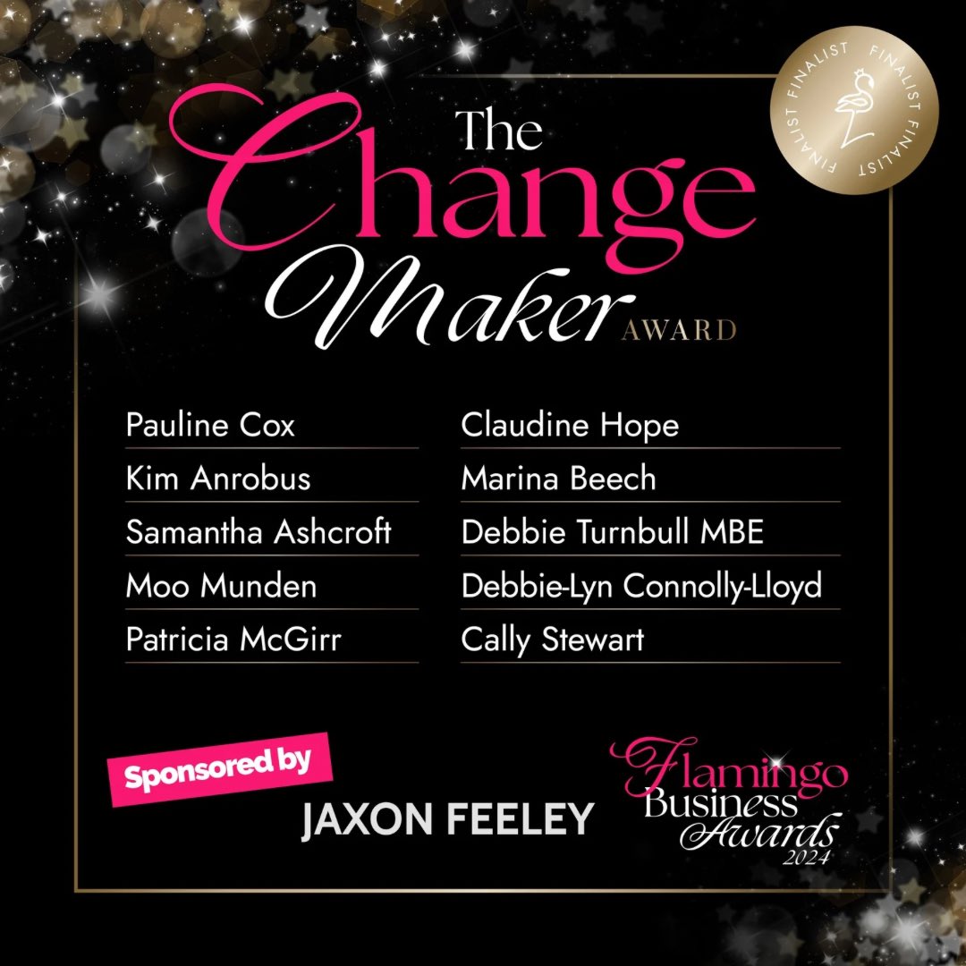 PaulineCoxy's tweet image. I’m a finalist in the change maker category The Flamingo Business Awards. This means a public vote so I’d appreciate if you would vote for me 🥰

Vote here: flamingobusiness.co.uk/peckforton-cas…