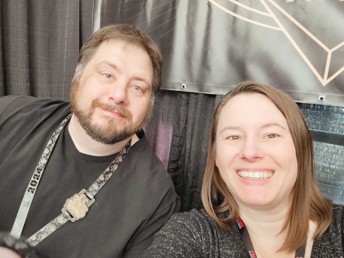 At Gamehole Con with <a href="/oldwayspodcast/">The Old Ways Podcast 🔜Gamehole Con</a> and <a href="/Diamond_Writing/">Michael Diamond</a>, stood buy if you're around!