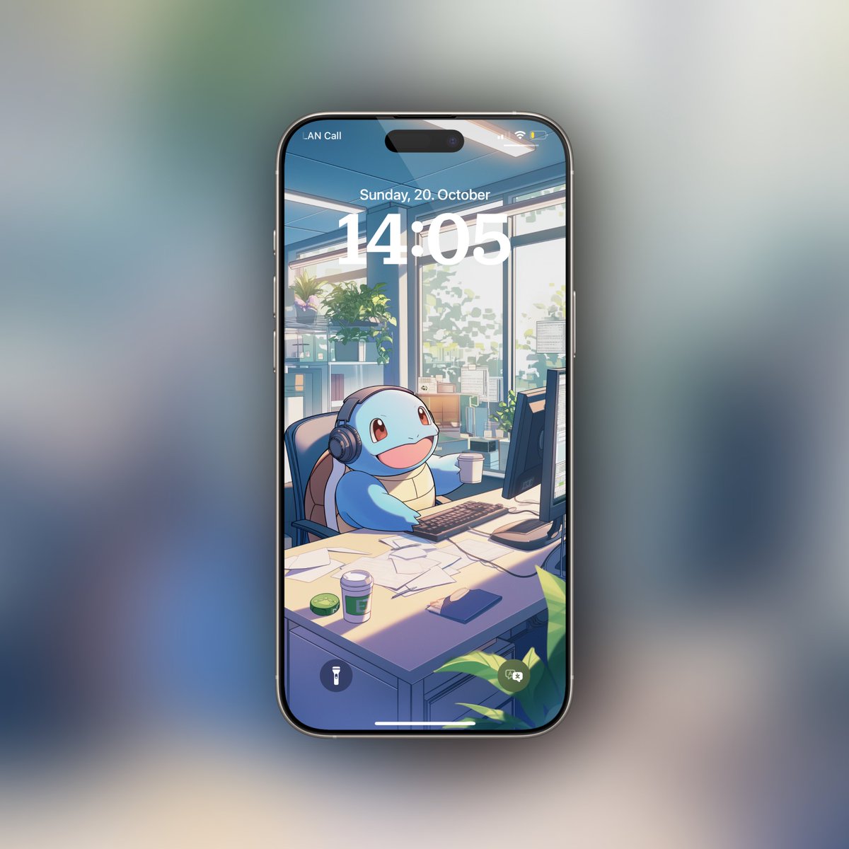 vince19visuals's tweet image. IT Squirtle Wallpaper