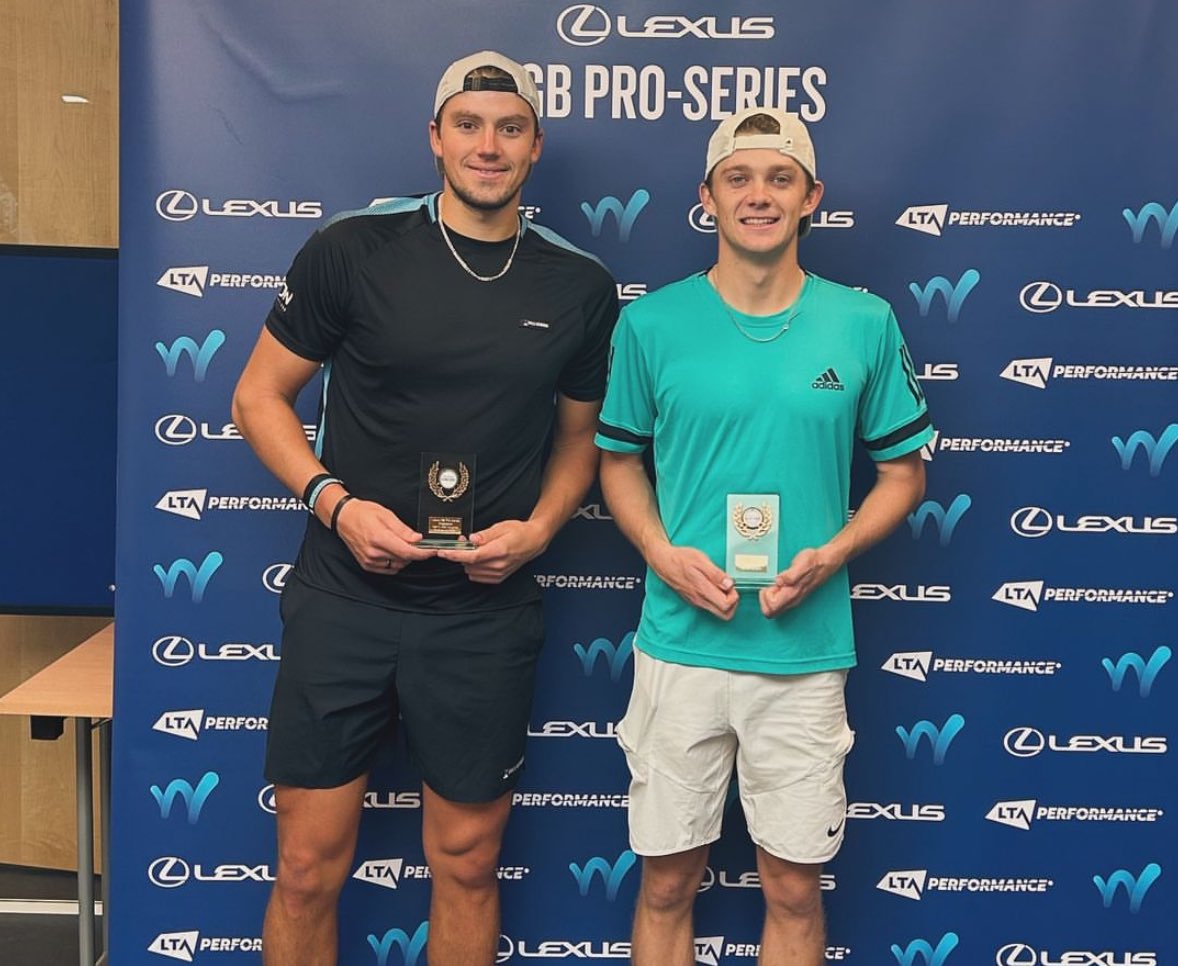 Well done to Joe Tyler and partner Phillip Jordan for reaching the M25 doubles final last week in Edgbaston 👏🥈

@JoeyMMT 

#ProTeam #Doubles #TeamBath