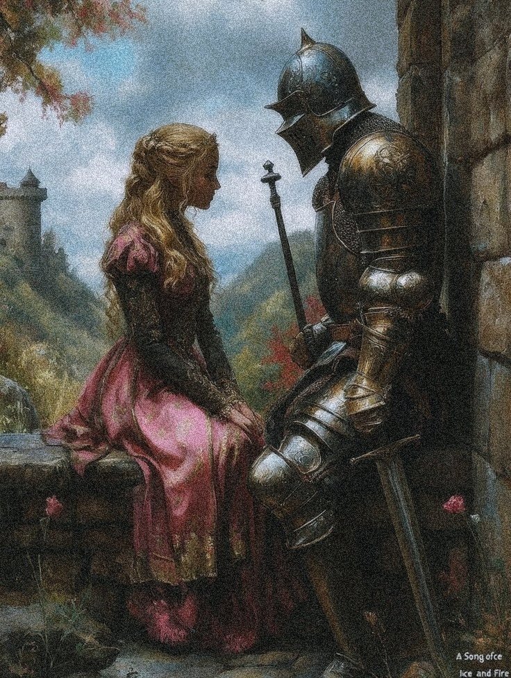 KnightWorld's tweet photo. "Even behind your armor, I can feel the warmth of your heart." https://t.co/Monw9EayFp