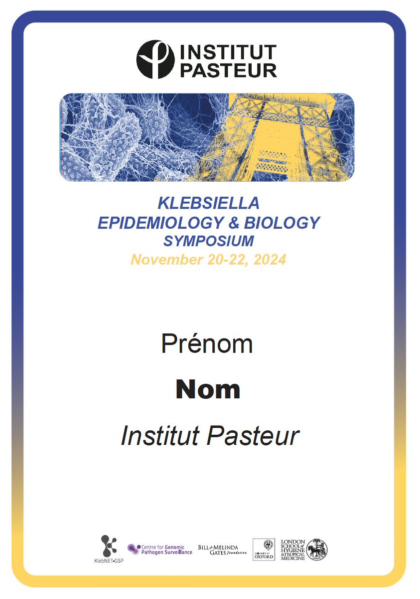 Sylvain Brisse (@sylvainbrisse) on Twitter photo Dear #Klebsiella community: only one month to go before #KLEBS2024 We are looking forward to hosting you in Paris <a href="/institutpasteur/">Institut Pasteur, since 1887</a> . **Please do not forget to complete your registration very soon**. A très bientôt ! Dear #Klebsiella community: only one month to go before #KLEBS2024 We are looking forward to hosting you in Paris <a href="/institutpasteur/">Institut Pasteur, since 1887</a> . **Please do not forget to complete your registration very soon**. A très bientôt !