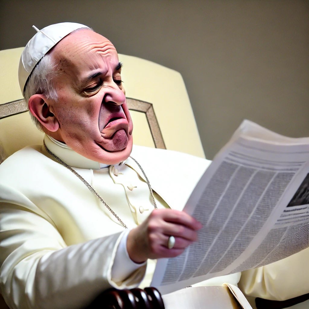 DaHappyPope's tweet photo. @Luisfecalderonz Siempre lo ha sido hijo mío. https://t.co/ukA7YotdN2