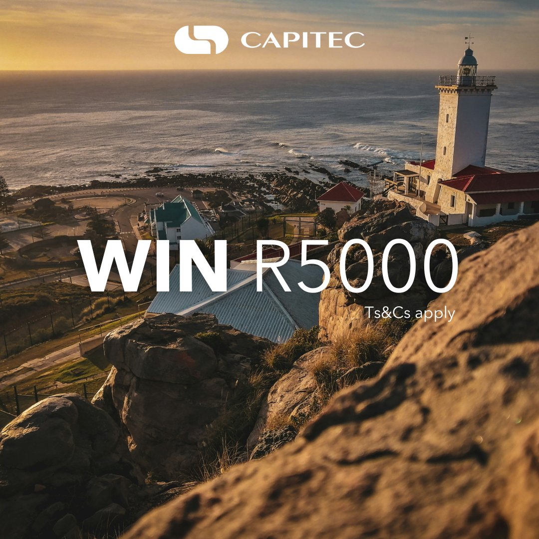 💥 You could WIN R5000 CASH with
<a href="/CapitecBankSA/">Capitec</a> &amp; #MyDesignRules! 🏠
To enter, RT this post &amp; tell us which small town in South Africa you dream of owning a property in. Include #Capitec &amp; #MyDesignRules in your entry!
Comp closes on 27 October!
T&amp;Cs 👉 bit.ly/3BNKkf0