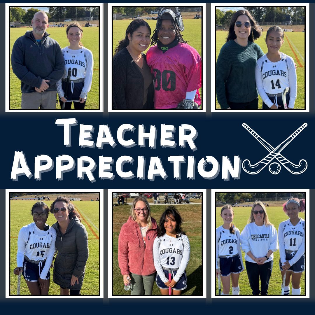 👏Field Hockey says "THANK YOU" to Teachers!🏑 

Our Lady Cougars celebrated teachers who make a difference in their lives at our Field Hockey Teacher Appreciation day. Have you thanked an impactful teacher?

#NCCVTworks #CougarNation