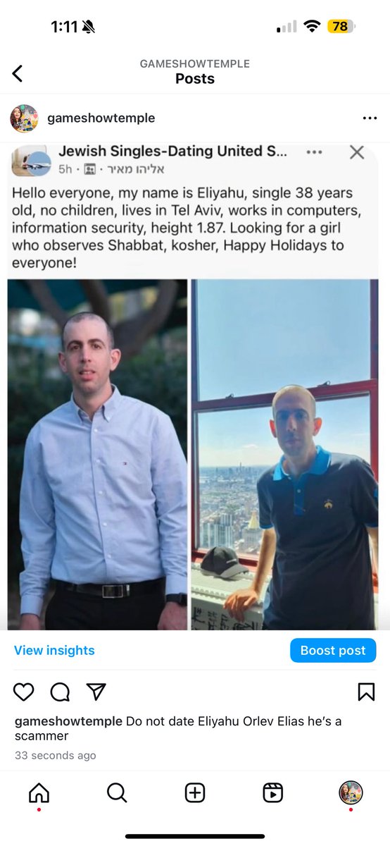 irenenamer98's tweet photo. Please stay away from Eliyahu Orlev Elias he is a scammer https://t.co/w00MvE10pf