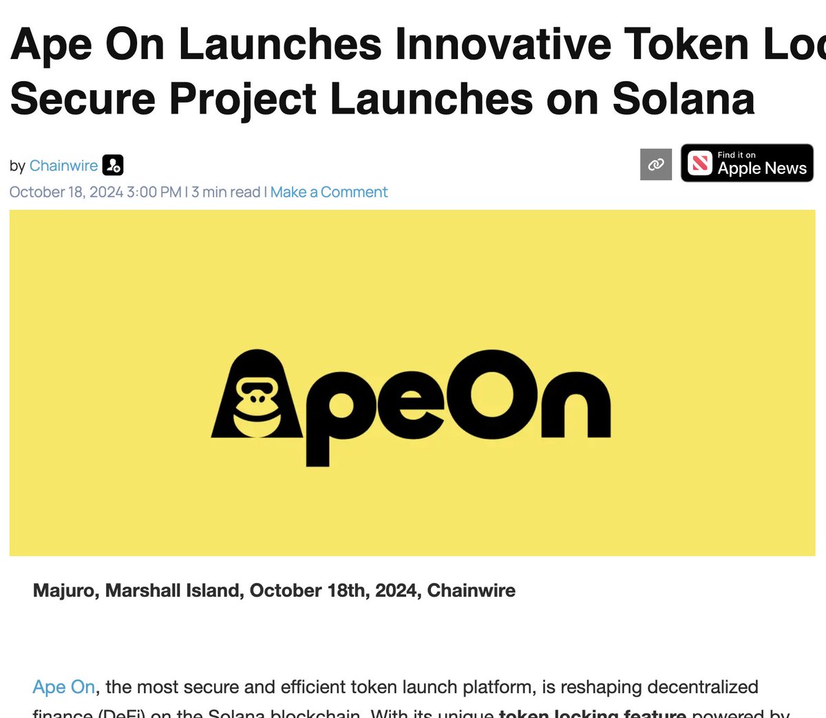 apeonit's tweet photo. We are on Benzinga

https://t.co/aAsz4OmtM6 https://t.co/0M7LFrMEje