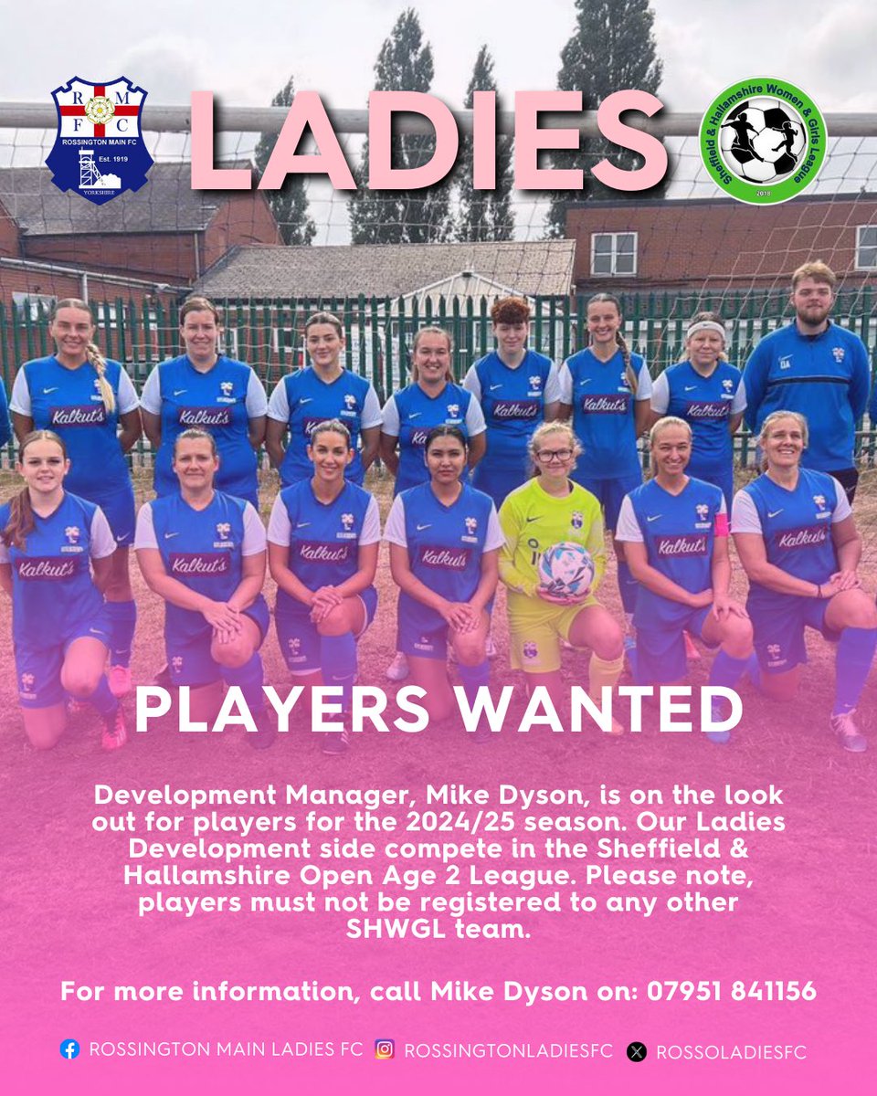 Rossington Main Ladies tweet media