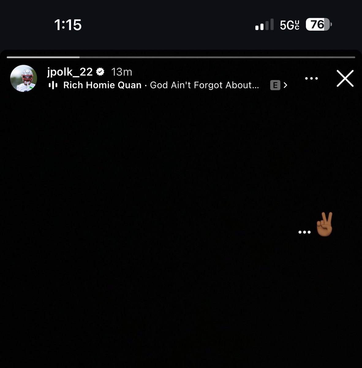 #Patriots rookie WR Ja'Lynn Polk on IG after today’s game…