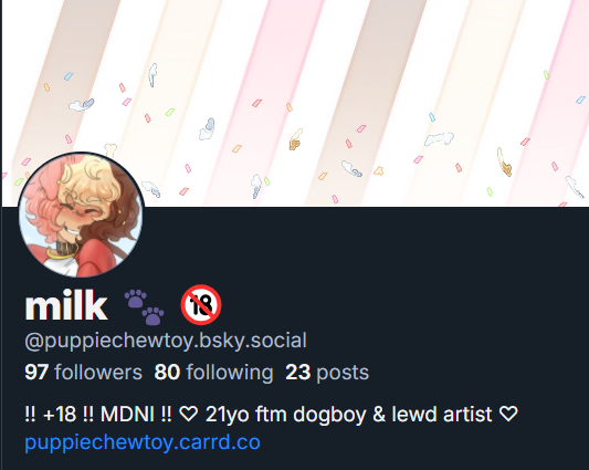 milk! 🐾♡𖦹 (@puppiechewtoy) / Posts / X