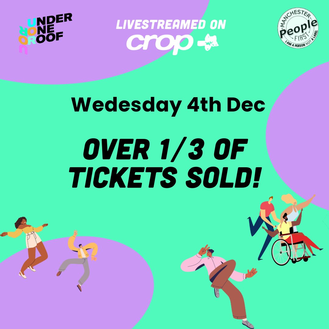 Over a third of tickets sold for our party and it's not until December! Don't miss out, get yours now skiddle.com/e/40093183 <a href="/firstmcr/">mcr people first</a>