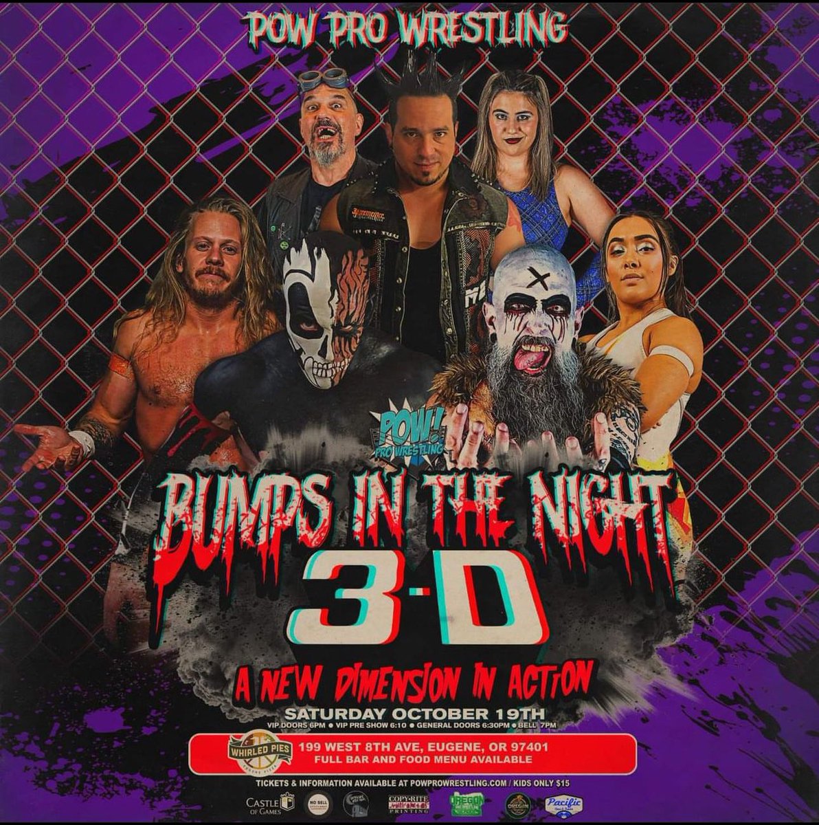 Hey POWderKeg !!!
What an AWESOME show last night!!!
Thank YOU all for making our 5th year celebration, 
“Bumps in The Night 3-D” so memorable!!!

You can relive all of the magic &amp; crazy POW! action NOW, by streaming the LIVE replay!!!

youtube.com/live/_d5nH-BRi…

Tickets on sale