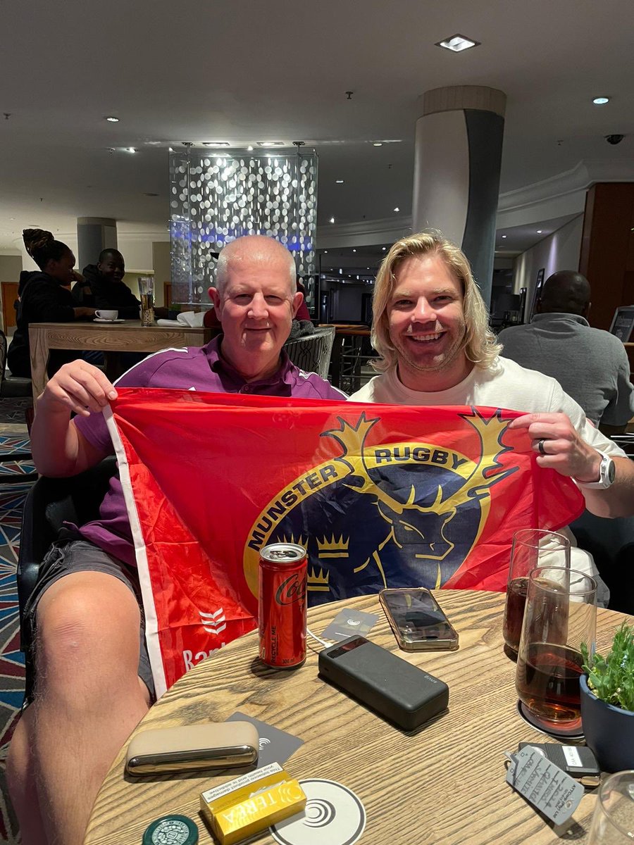 KillesterTravel (@killester_group) on Twitter photo Our Official Munster URC South Africa group have been working hard off the pitch recruiting some local support !
Thank Faf 😂<a href="/Munsterrugby/">Munster Rugby</a>
<a href="/Springboks/">Springboks</a>
#redarmy #SouthAfrica Our Official Munster URC South Africa group have been working hard off the pitch recruiting some local support !
Thank Faf 😂<a href="/Munsterrugby/">Munster Rugby</a>
<a href="/Springboks/">Springboks</a>
#redarmy #SouthAfrica