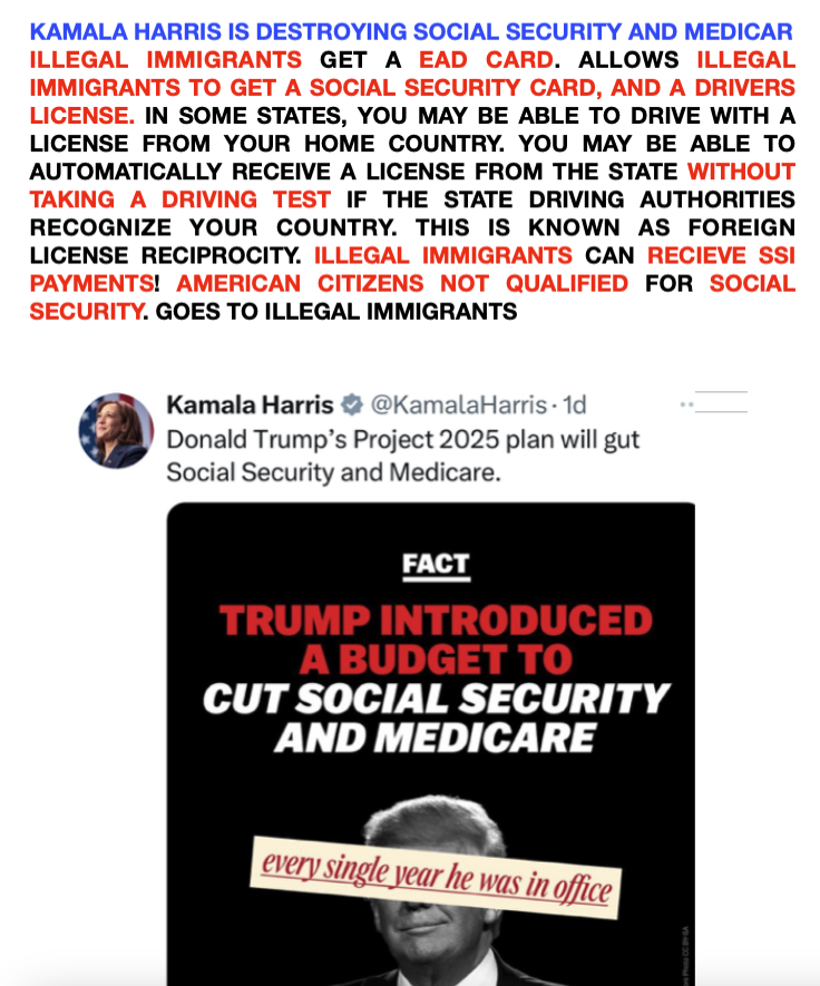 4familyfreedom4's tweet photo. KAMALA GIVES ILLEGAL IMMIGRANTS GET OUR SSI
AMERICAN CITIZENS DON’T QUALIFY FOR SOCIAL SECURITY OR DON’T RECEIVE ENOUGH THEY ARE 54.3% LIVE IN BELOW POVERTY LINEThe fact that FRA has moved later means that anyone who is claiming benefits going forward WILL NEED TO WAIT A LITTLE LONGER TO GET THEIR FULL MONTHLY PAYMENT. FUTURE RETIREES must know that so they can be PREPARED TO WORK FOR SOME EXTRA TIME or to accept a reduced retirement benefit.
But for illegal immigrants let’s just take a look
AN EMPLOYMENT AUTHORIZATION DOCUMENT (EAD), ALSO KNOWN AS A WORK PERMIT, PROVIDES MANY BENEFITS, INCLUDING:
LEGAL EMPLOYMENT: AN EAD ALLOWS YOU TO WORK LEGALLY IN THE UNITED STATES WHILE YOU'RE WAITING FOR YOUR GREEN CARD. SOCIAL SECURITY NUMBER: YOU CAN GET A SOCIAL SECURITY NUMBER (SSN) WITH AN EAD.
DRIVER'S LICENSE: YOU CAN APPLY FOR A DRIVER'S LICENSE WITH AN EAD.
 An EAD ENABLES you to OBTAIN A SOCIAL SECURITY NUMBER, a crucial step for employment, banking, and ACCESSING CERTAIN GOVERNMENT SERVICES in the U.S. If you've requested work authorization, you'll automatically receive your SSN from the Social Security Administration shortly after your EAD approval, facilitating a ..
HOW CAN I GET AN SSN AND CARD?
If you are an IMMIGRANT, YOU CAN APPLY TWO WAYS:
YOU CAN APPLY IN YOUR HOME COUNTRY BEFORE COMING TO THE UNITED STATES when filing an application for an immigrant visa with the U.S. Department of State. In most cases,
if you APPLY FOR AN SSN AND CARD WITH YOUR IMMIGRANT VISA APPLICATION, you don’t have to visit a Social Security office in the United States. (For more information, see https://t.co/9Y39SexNMU).
To get Medicaid and CHIP coverage, MANY QUALIFIED NON-CITIZENS. There are exceptions. For example, REFUGEES, ASYLUMS, OR LPRS WHO USED TO BE REFUGEES OR ASYLEES DON’T HAVE TO WAIT 5 YEARS.
The TERM “QUALIFIED NON-CITIZEN” includes:
• Lawful Permanent Residents (LPR/Green Card Holder) • ASYLEES
 • REFUGEES
 • CUBAN/HAITIAN ENTRANTS
• PAROLED INTO THE U.S. FOR AT LEAST ONE YEAR
• • •
Conditional entrant granted before 1980
Battered non-citizens, spouses, children, or parents
Victims of trafficking and his or her spouse, child, sibling, or parent 
or individuals with a pending application for a victim of trafficking 
visa
Granted withholding of deportation
Member of a federally recognized Indian tribe or American Indian 
born in Canada
Citizens of the Marshall Islands, Micronesia, and Palau who are living 
in one of the U.S. states or territories (referred to as Compact of Free 
Association or COFA migrants)
Coverage for lawfully present immigrants
Lawfully present immigrants can get Marketplace coverage and may qualify for premium tax credits and other savings on Marketplace plans. The term “lawfully present” includes immigrants who have:
“Qualified non-citizen” immigration status (see details below).
Humanitarian statuses or circumstances (including Temporary Protected Status, Special Juvenile Status, asylum applicants, 
Convention Against Torture, victims of trafficking).
Valid non-immigrant visas.
Legal status conferred by other laws (temporary resident status, LIFE 
Act, Family Unity individuals). Get a full list of immigration statuses eligible for Marketplace coverage. 
2. Earning limits have changed
