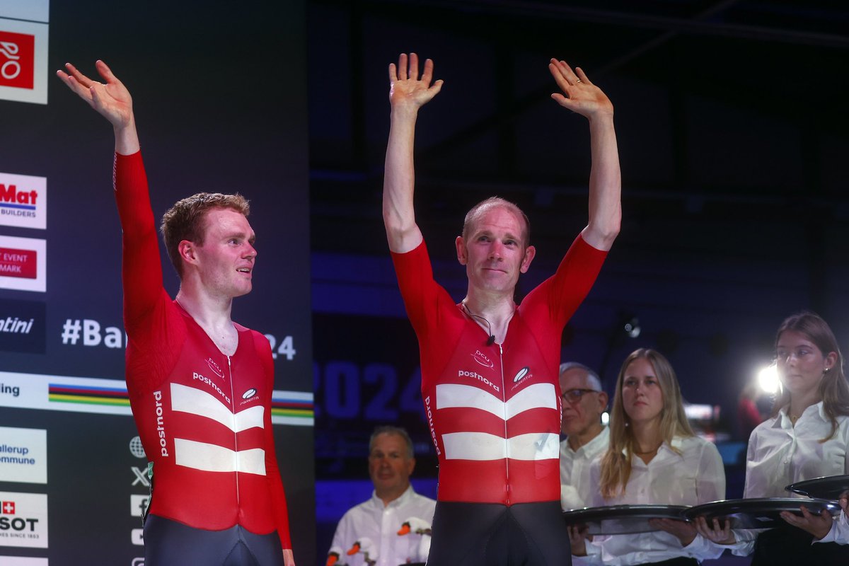 XDS Astana Team (@xdsastanateam) on Twitter photo 🇩🇰 TRACK WORLDS:
We congratulate our rider <a href="/MichaelMorkov/">Michael Mørkøv</a> and his teammate Niklas Larsen on winning the bronze medal 🥉 in the Madison at the <a href="/UCItrackworlds/">UCI Track worlds</a> 2024
#UCITrackWorlds #AstanaQazaqstanTeam
📷 <a href="/SprintCycling/">SprintCycling</a> 🇩🇰 TRACK WORLDS:
We congratulate our rider <a href="/MichaelMorkov/">Michael Mørkøv</a> and his teammate Niklas Larsen on winning the bronze medal 🥉 in the Madison at the <a href="/UCItrackworlds/">UCI Track worlds</a> 2024
#UCITrackWorlds #AstanaQazaqstanTeam
📷 <a href="/SprintCycling/">SprintCycling</a>