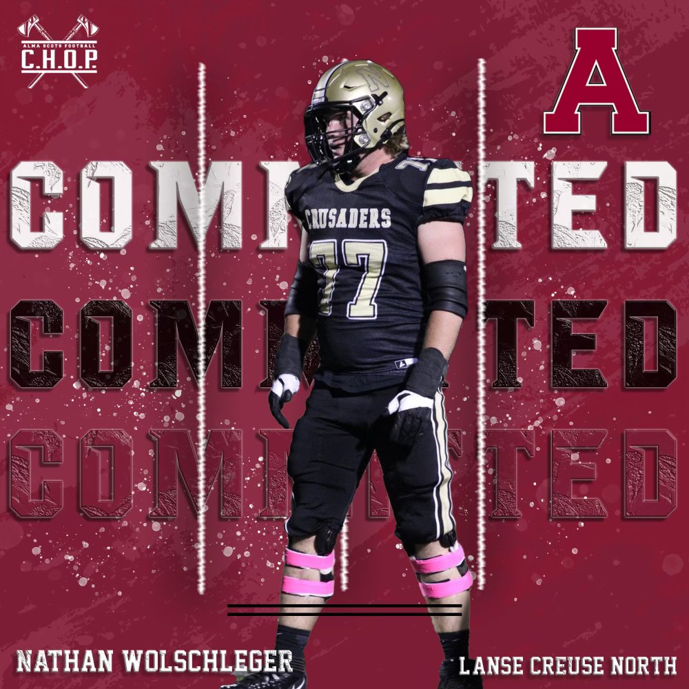 NateWolschleger's tweet photo. @CoachCouchAlma @CoachP_Alma @z_rieps @AlmaScotsFB @PHDLineCoach @LCN_FB @lcnboosterclub @RisingStars6 @TheD_Zone https://t.co/5TzpeX6JuH