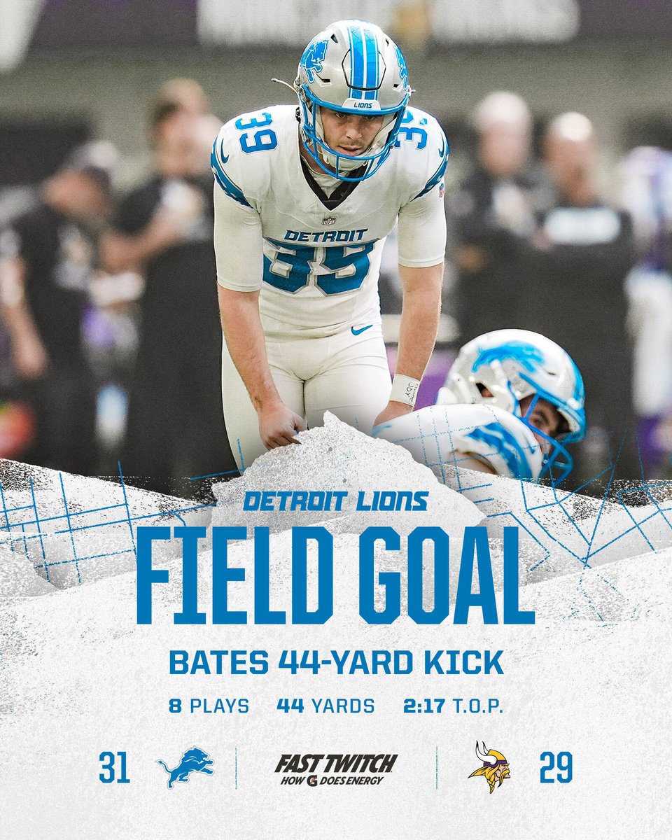 .<a href="/jakebates30/">Jake Bates</a> for the lead!

#DETvsMIN | #OnePride