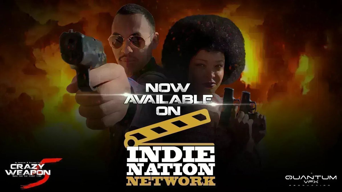 Crazy Weapon 5: Back for the First Time. An epic buddy cop film, now streaming on <a href="/INationNetwork/">Indie Nation Network</a>! #SupportIndieFilm #BlackFilmmakers #BuddyCopFilm #BlackFilm #gowatch #independentfilm

Watch Online: INationNetwork.com