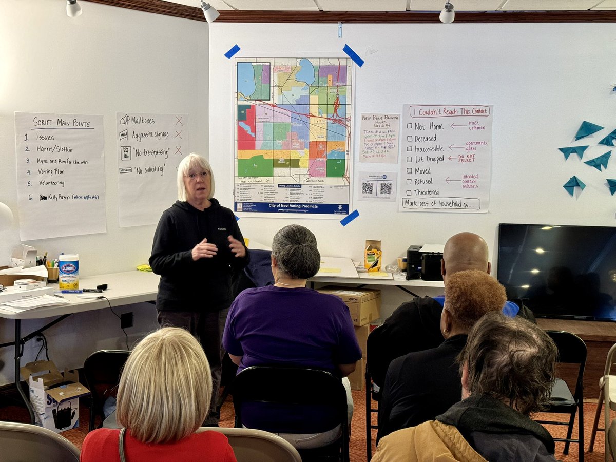 Senator Patty Murray (@murraycampaign) on Twitter photo Great to be in Michigan this morning to get out the vote for <a href="/KamalaHarris/">Kamala Harris</a> and <a href="/ElissaSlotkin/">Elissa Slotkin</a>. Freedom, democracy, and an economy that works for the middle class are all on the ballot. Let’s keep Michigan blue! Great to be in Michigan this morning to get out the vote for <a href="/KamalaHarris/">Kamala Harris</a> and <a href="/ElissaSlotkin/">Elissa Slotkin</a>. Freedom, democracy, and an economy that works for the middle class are all on the ballot. Let’s keep Michigan blue!
