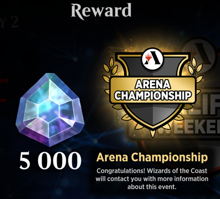 WrzoBuMTGO's tweet image. Thanks to #hardTesting® with #teamKCT (@BigBossAardos, @Xerk_MTGO) I won today&apos;s arena PTQ. Also shoutout to @EddieEwi, his Bloop Loops music truly carried the mood 🐸