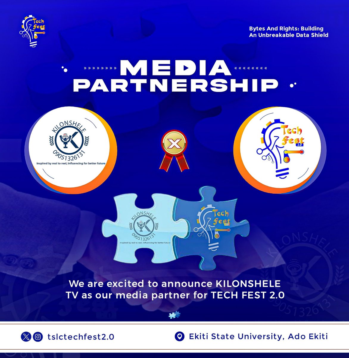 TSLC TECH FEST 2.0
 EXCITING PARTNERSHIP ALERT!

We're thrilled to announce our collaboration with KILONSHELE a trending media body in Ekiti State and beyond.

Together, we're gearing up to make our upcoming tech event a massive success!