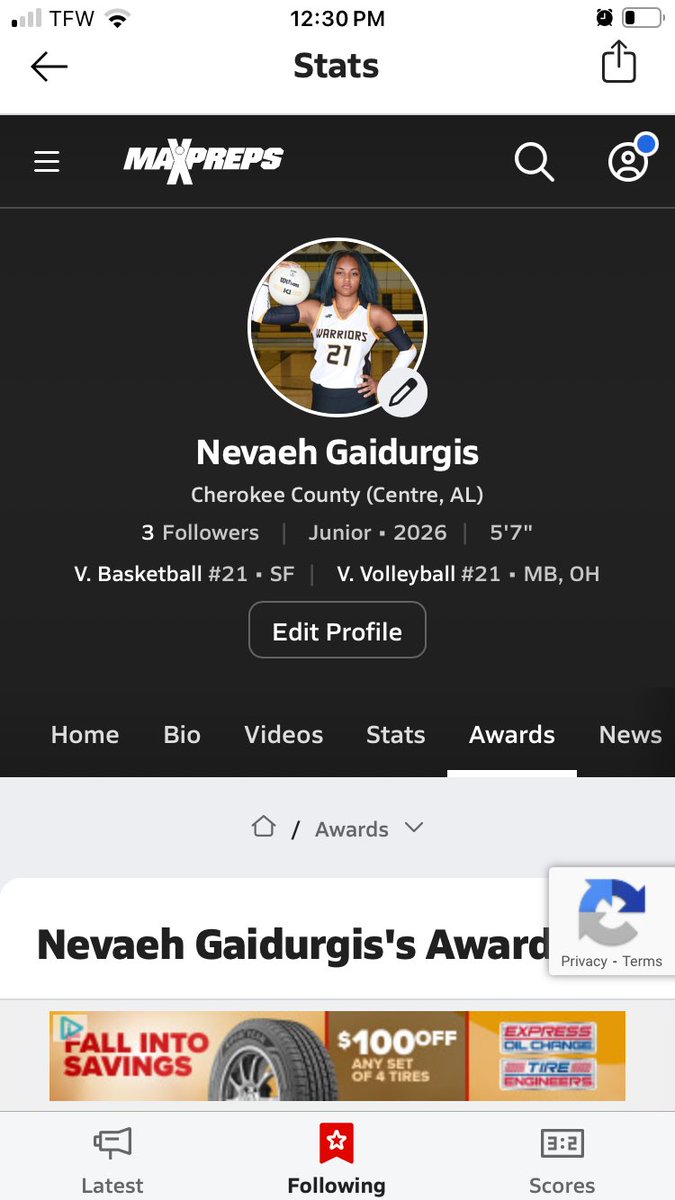 NGaidurgis's tweet photo. The Number 15 and 18th ranked hitter the the state of Alabama should be getting some phones calls!!!!! Right?? @SouthAlabamaVB https://t.co/yPdNQFABXx