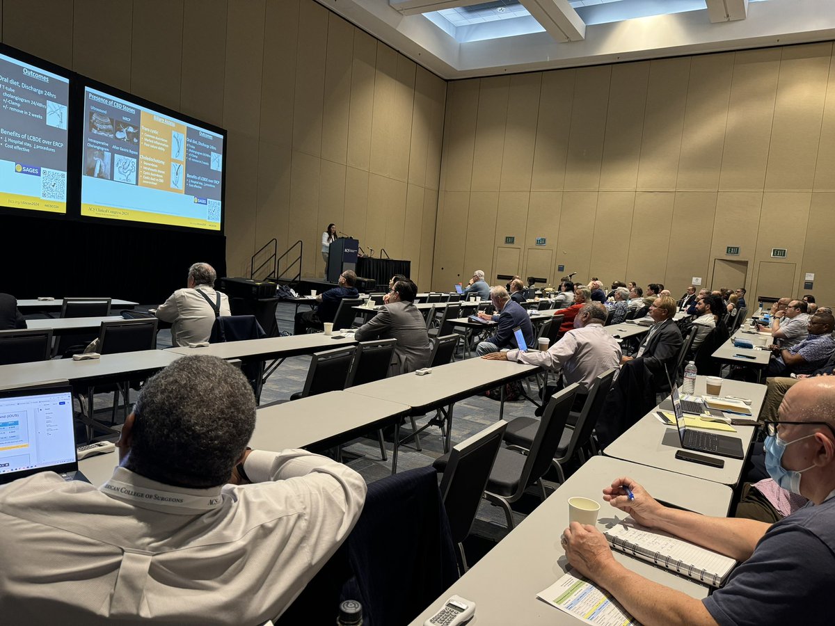 rob_leeper's tweet image. General Surgery Review Course…took it here w all the other PGY5’s in 2011 but the audience in 2024 seems to be all mid/late career surgeons…including this one 😖#ACSCC24 @AmCollSurgeons