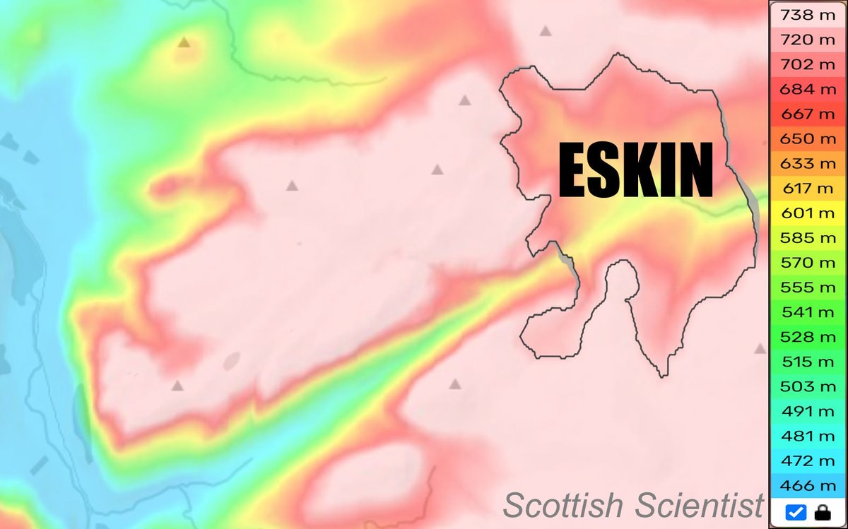 Scot_Scientist's tweet image. Waterway Route
The topological map helps to inform the choice ..
.. so the cheaper, quicker option may be to tunnel under the south-west dam where waterway pipes (surface or buried) could take advantage of the lower ground.
scottishscientist.wordpress.com/2024/10/12/esk…
#pumpedhydro