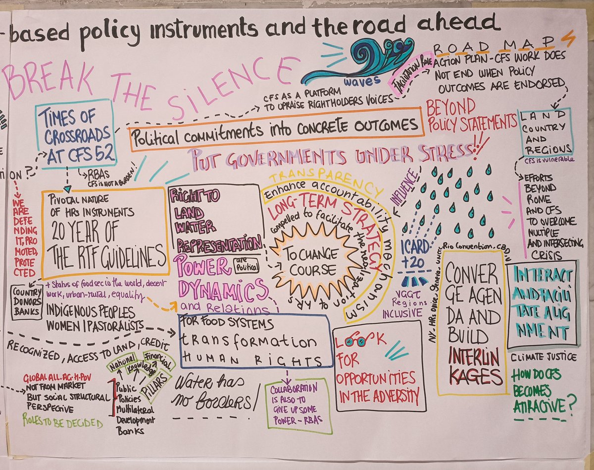 The #CSIPMForum has officially wrapped up with the public panel “Realising the Right to Food: Human rights-based policy instruments and the road ahead”. 🎉
  
The discussion stressed the impact of conflict, occupation &amp; protracted crises, and the need for long-term solutions.