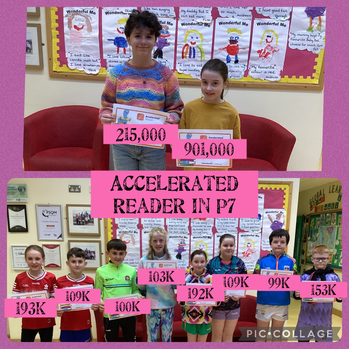 St Columba's Straw (@strawps) on Twitter photo Wow!!! Look at the wonderful progress P7 are making in Accelerated Reader! Your word counts are amazing, P7! Very well done! 👏👏👏 <a href="/LiamRenlearn/">Accelerated Reader & Freckle</a> Wow!!! Look at the wonderful progress P7 are making in Accelerated Reader! Your word counts are amazing, P7! Very well done! 👏👏👏 <a href="/LiamRenlearn/">Accelerated Reader & Freckle</a>