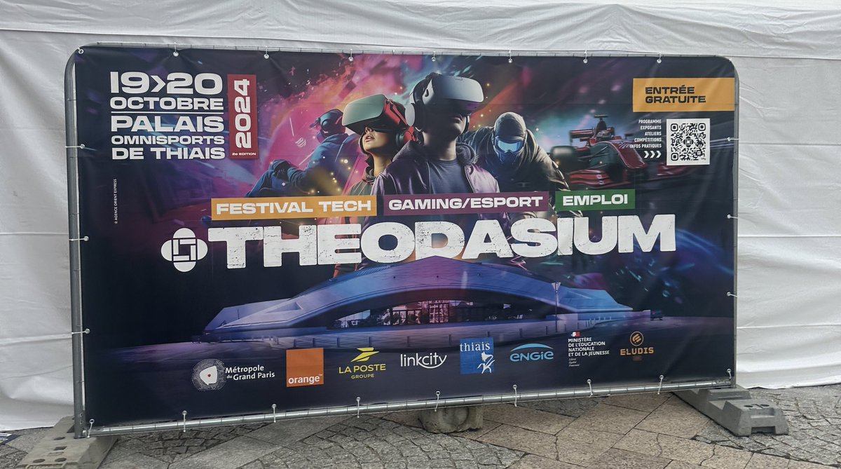 geoffroyboulard's tweet photo. #TechandPlay Gros succès ce week-end pour #Theodasium (Ville de #Thiais) en partenariat avec @GrandParisMGP : un laboratoire d’idées où gaming, IA et nouvelles technologies sont au service des citoyens d’aujourd’hui et de demain.
👌 Alexandre Caussignac &amp; Richard Dell'Agnola https://t.co/0WwlGlSaMJ