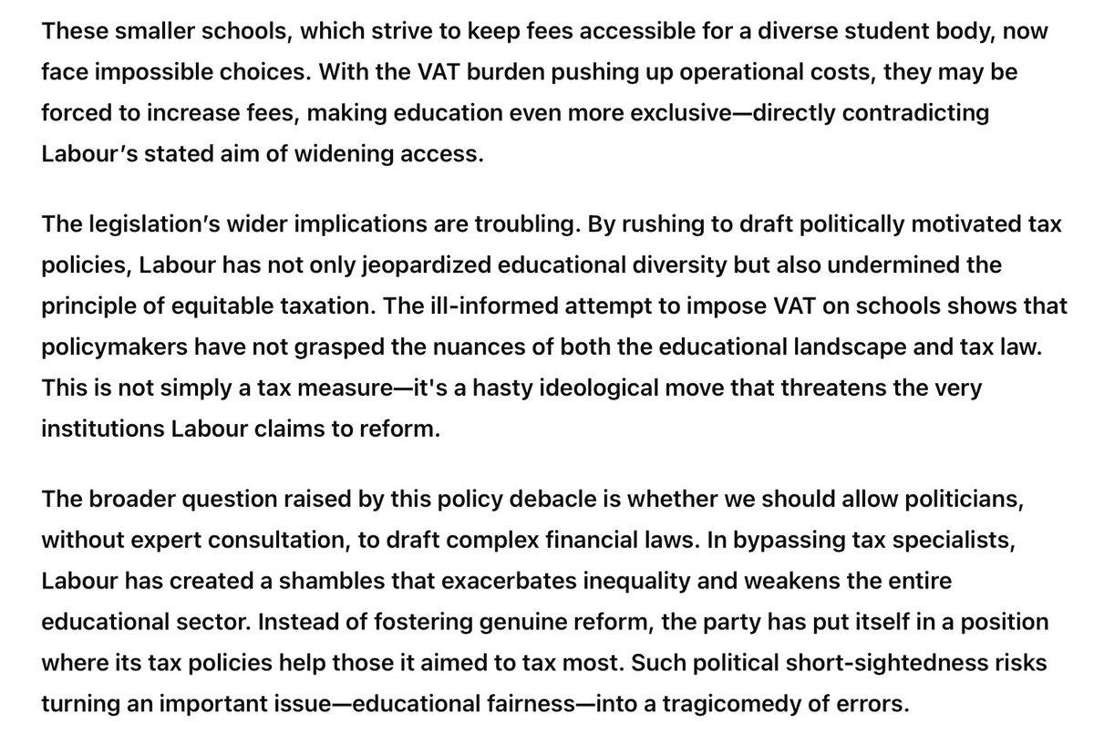 The slow-motion car-crash caused by the drafting of Labour’s ‘VAT attack’ on independent schools is painful, compelling and delicious to watch. The ignorant and arrogant incompetence of Sir Keir Starmer and his Secretary of State for Education Bridget Phillipson is laid bare.