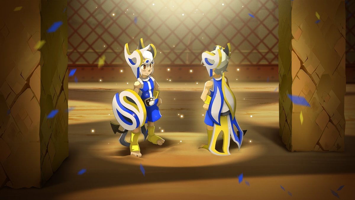 C'est une première mondiale, une équipe aura des skins sur Dofus !

La panoplie complète des cosmétiques Solary Dofus arrive bientôt dans le Monde des Douze 😍

Le tout permettant de supporter l'équipe 🏆 #SLY7