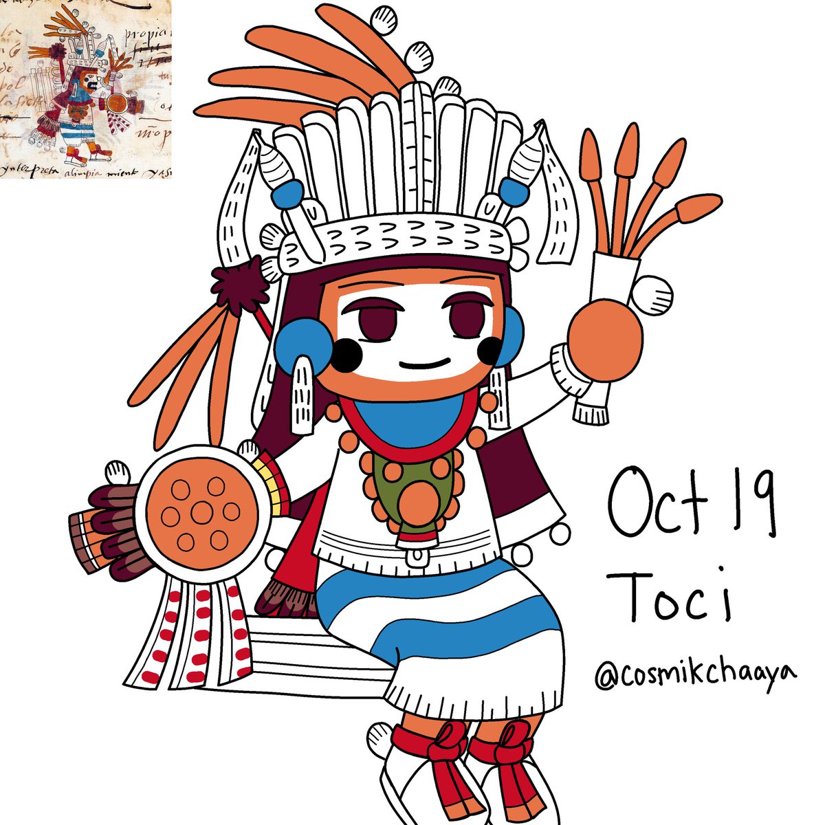 Illustration Vector Isolated Aztec Mythical God Stock Vector (Royalty Free)  1392414386 | Shutterstock, image size:1200x1200