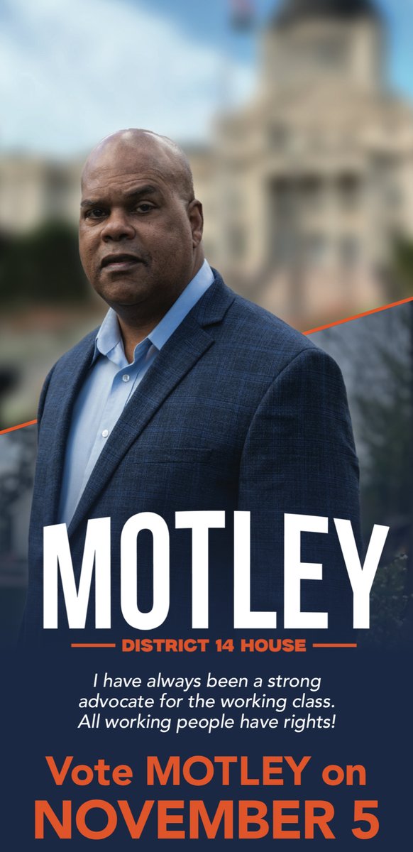 I’ve got the back of the working class. 
Let’s deliver them a win November 5th.