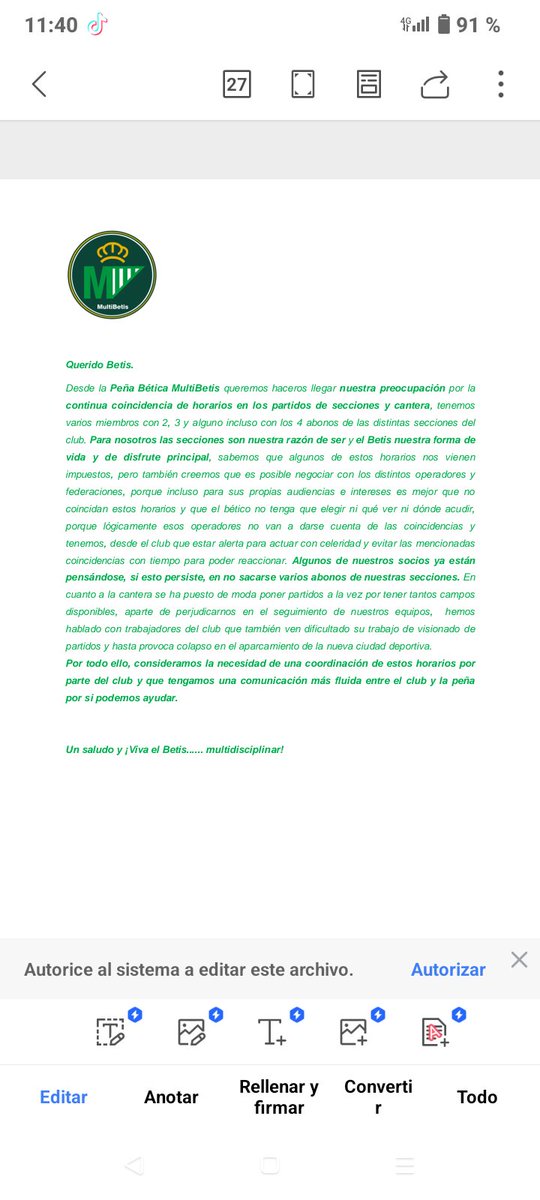 PBMultiBetis's tweet photo. ⚠️COMUNICADO PEÑA BÉTICA MULTIBETIS⚠️
Coincidencia de horarios en los partidos de secciones y cantera.
#MultiBetis
#RealBetis
#JuntosSomosMásFuertes https://t.co/5vyU6wxvV9