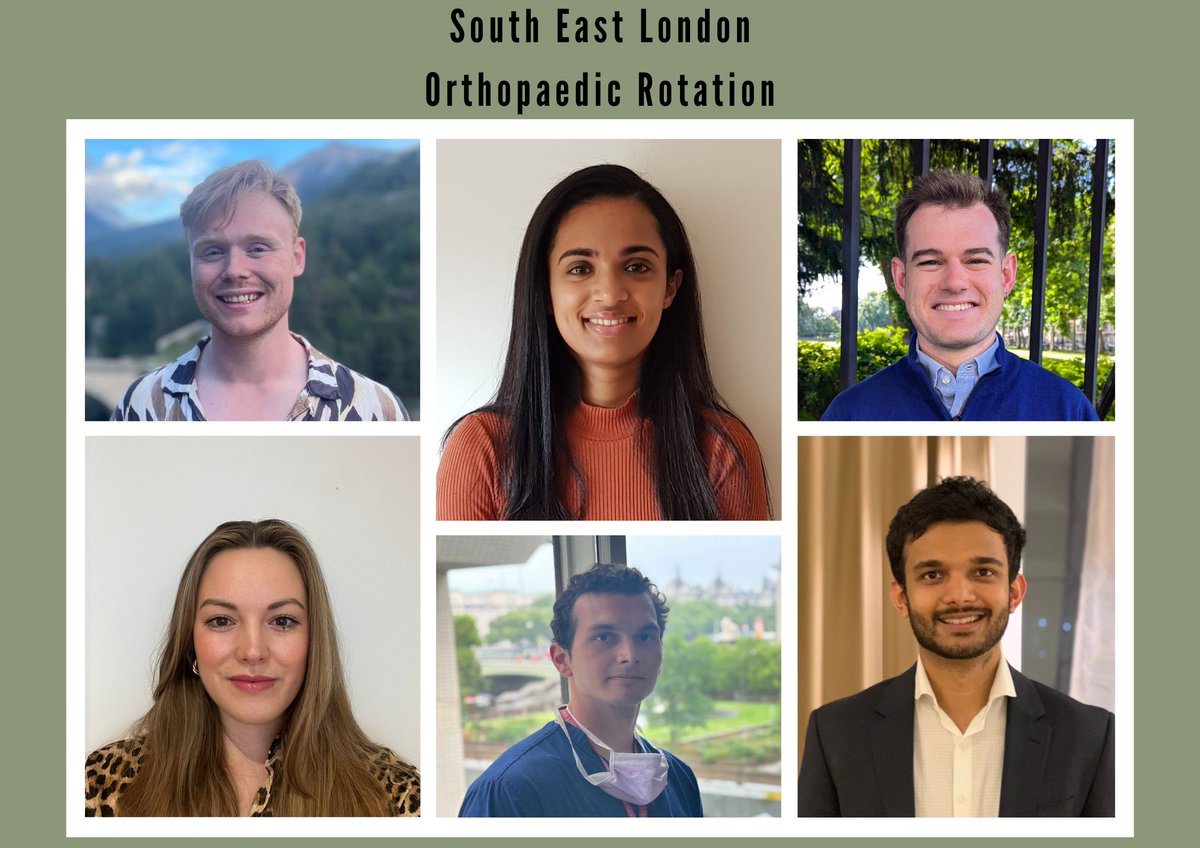 A warm welcome to our new ST3s James, Moneet, Tim, Evan, Stavros &amp; Varun 😃

We wish you all the very best with your orthopaedic careers! 

#orthotwitter