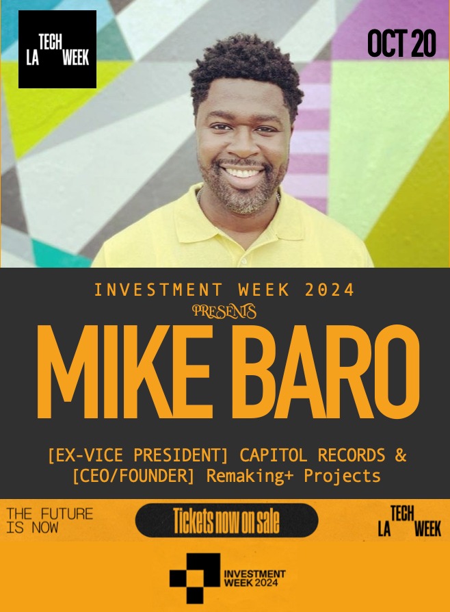 mikebinthecity's tweet photo. Tonight I'll be closing out LA TECH WEEK by speaking on a music panel with some legends in the space. DM ME for info. #LATECHWEEK #MUSICEXEC https://t.co/GwP5g7SFvj