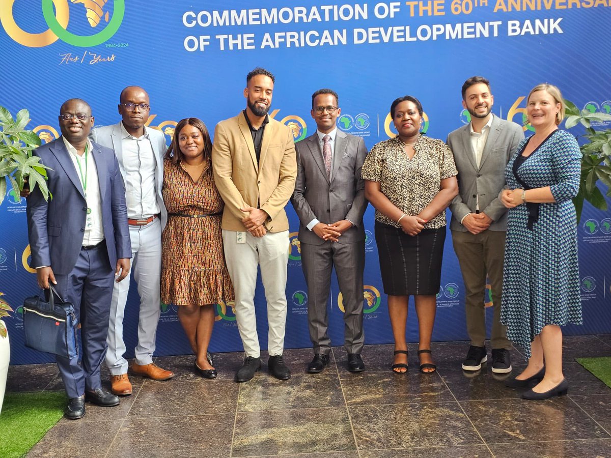 AbdiwahabMAli's tweet photo. From powering homes to implementing  Strategy for Economic Governance in Africa (SEGA), Africa’s premier finance &amp; development institution, @AfDB_Group, is celebrating 60 years of groundbreaking impact.A great team gathering to reaffirm the spirit of serving the people of Africa. https://t.co/Y82U6wwrN5