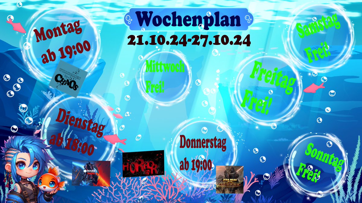 piachu1988's tweet photo. Der neue Wochen Plan ist da!
#twitch #twitchgamer #GAMIN #piachu1988 #twitchaffiliate https://t.co/tUhIgSlZuY