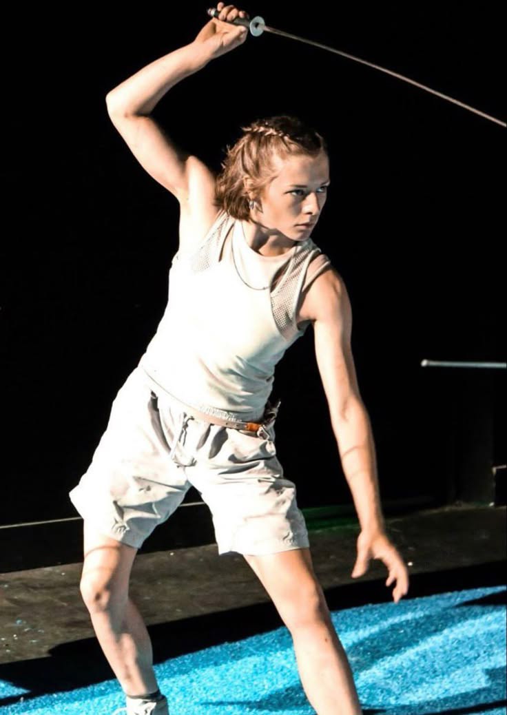 dcookethinker's tweet image. emma d'arcy the theater kid that you are...