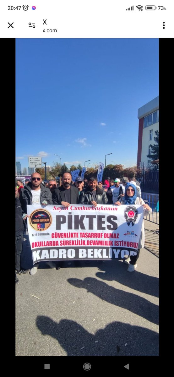 #Piktes özel Güvenlik okullarında süreklilik istiyor
Eğitimden TASARRUF olmaz
Öğrenciden Tasarruf olmaz
Güvenlikten Tasarruf olmaz
<a href="/RTErdogan/">Recep Tayyip Erdoğan</a> <a href="/Guvenlik_is/">Güvenlik-İş Sendikası</a> <a href="/Yusuf__Tekin/">Yusuf Tekin</a> <a href="/cengizmete/">Cengiz Mete</a> <a href="/CelileErenOKTEN/">Celile Eren ÖKTEN</a> <a href="/chnkvnc/">Cihan KIVANÇ</a> <a href="/alemdareyup/">Eyüp Alemdar</a>