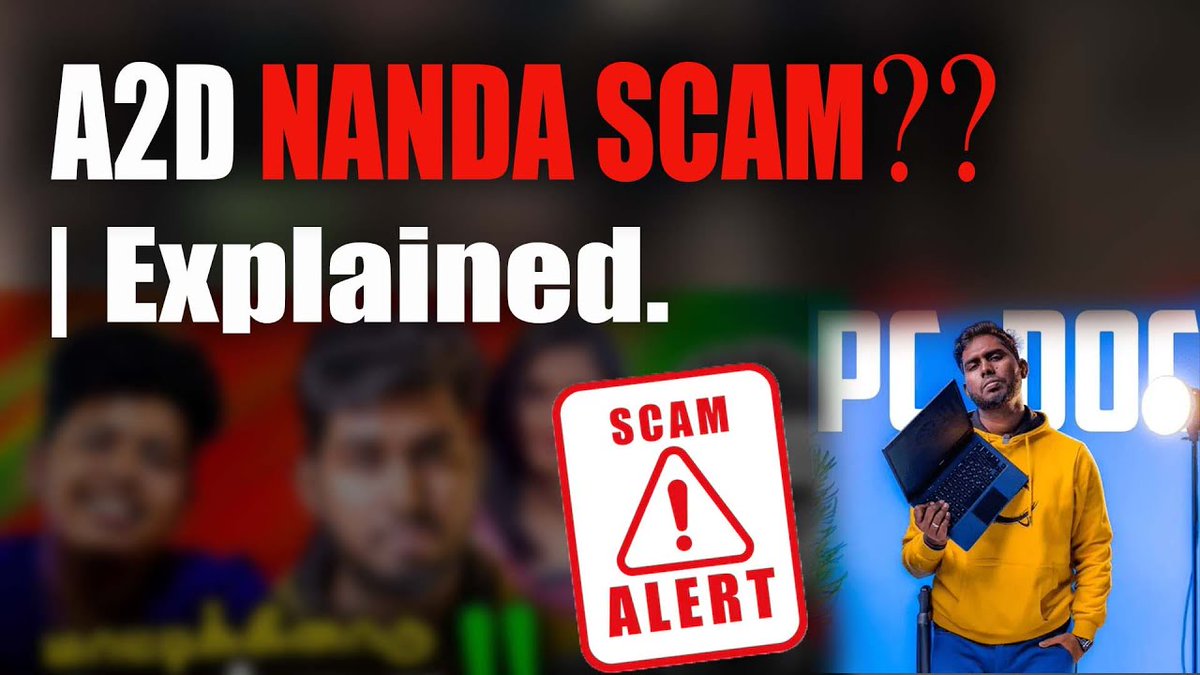 i_JohnXeno5's tweet photo. Is this a scam?? Truth behind ...
#A2Dscam #A2DARMY #A2DARMY #Jasonsamuel
https://t.co/brKZpoIlKQ https://t.co/LJ4Ti60hzW