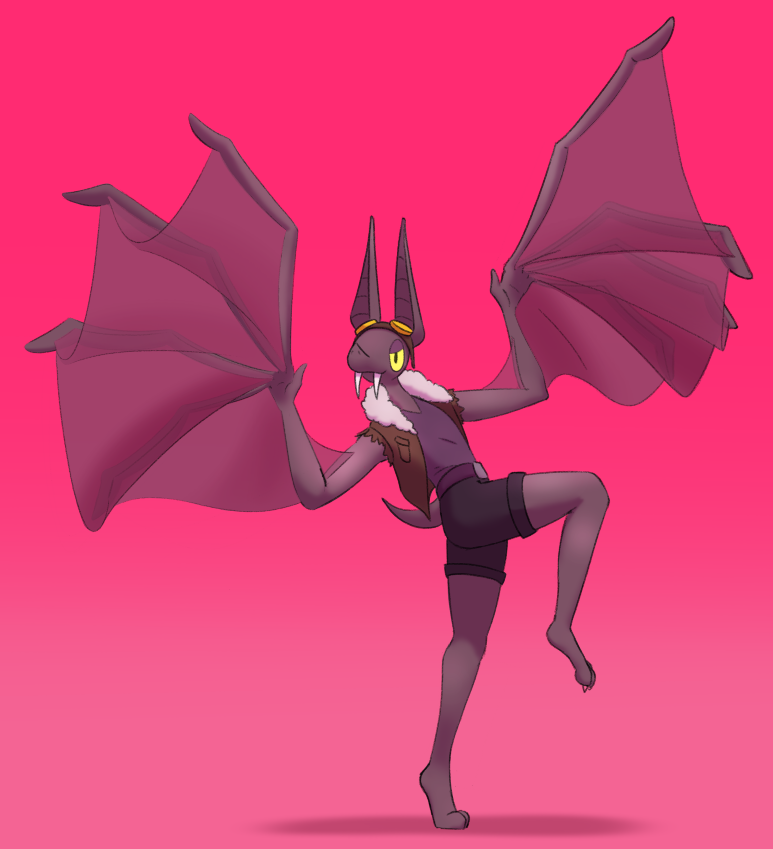 Check out this spooky batified version of <a href="/Minkakau/">𝐌𝐢𝐧𝐤𝐚 🦇 🛩️ Vtuber</a> I did on stream! 

(Also this twitter is getting nuked soon in light of oncoming changes so go follow my other funny blue app!)