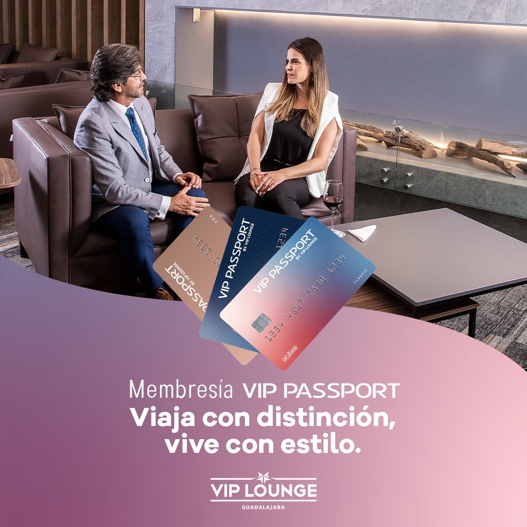 Aeropuerto_GDL's tweet photo. Con #VIPPassport, el lujo te acompaña en cada vuelo. 🌟 Disfruta de acceso exclusivo a #VIPLounge, con comodidad y servicios premium a tu disposición. Ya sea por negocios o placer, haz que cada viaje sea una experiencia única. ¡Viaja siempre con estilo y tranquilidad! ✈️🛋️ https://t.co/w2e1DK52a0